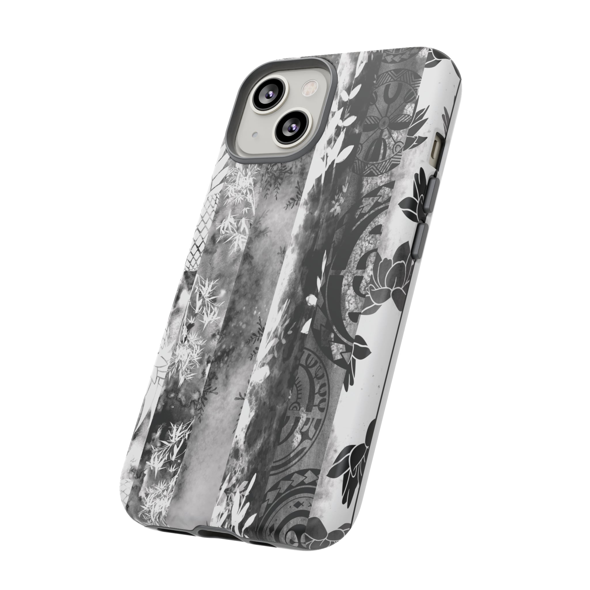 Monochrome Oasis Tough Case for iPhone® Phone Cases The Local Banyan   