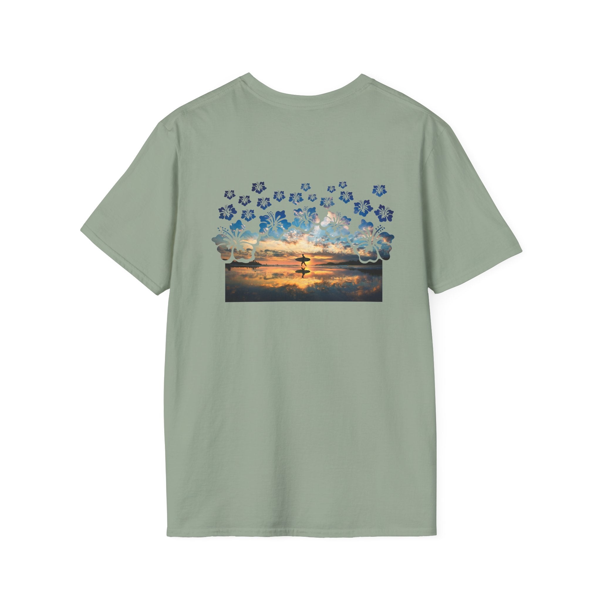 Sunset Surfer Soft Style Tee Soft Style Tee The Local Banyan Sage S