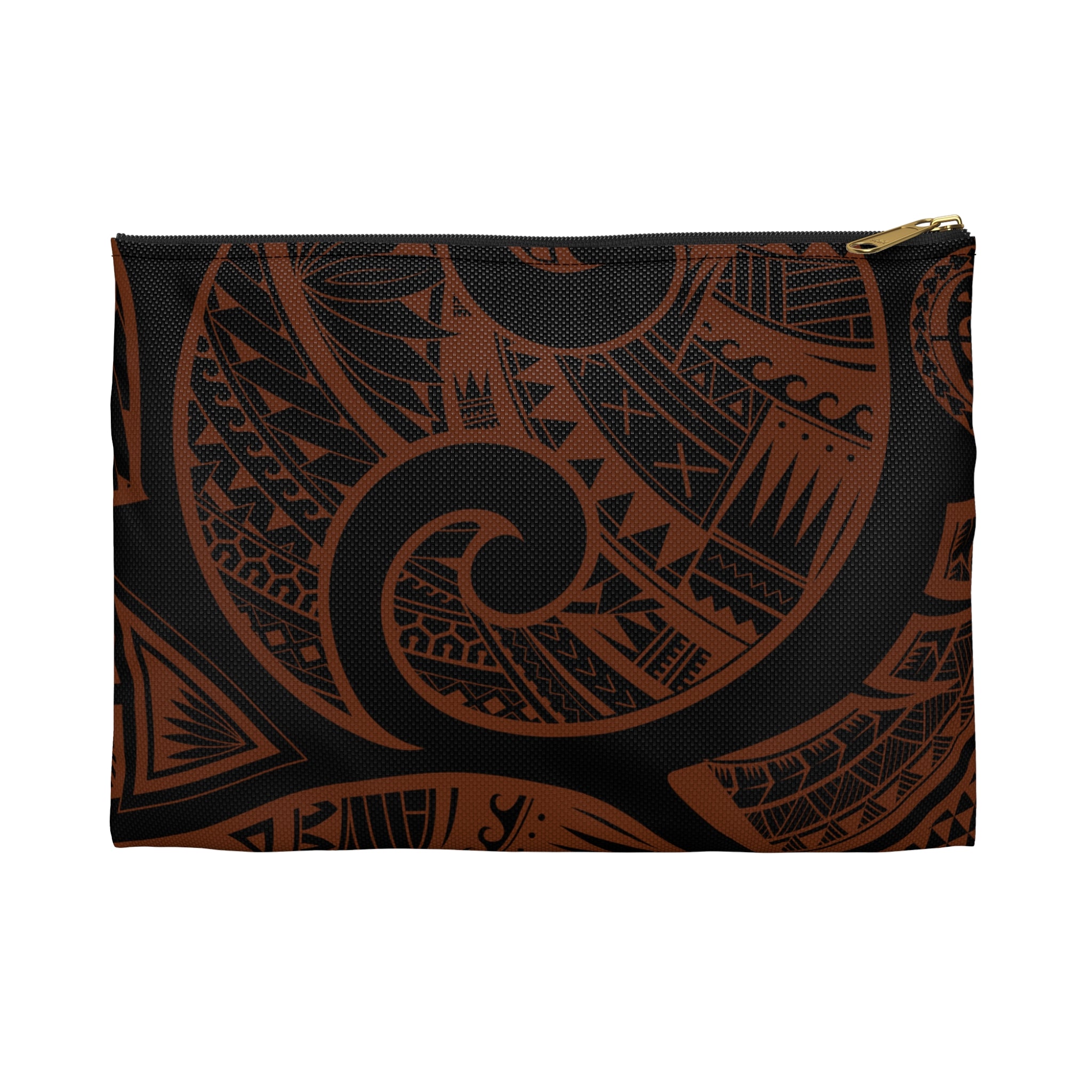 Cinnamon Brown Travel Pouch Bag Travel Pouch Bag The Local Banyan Small Black zipper