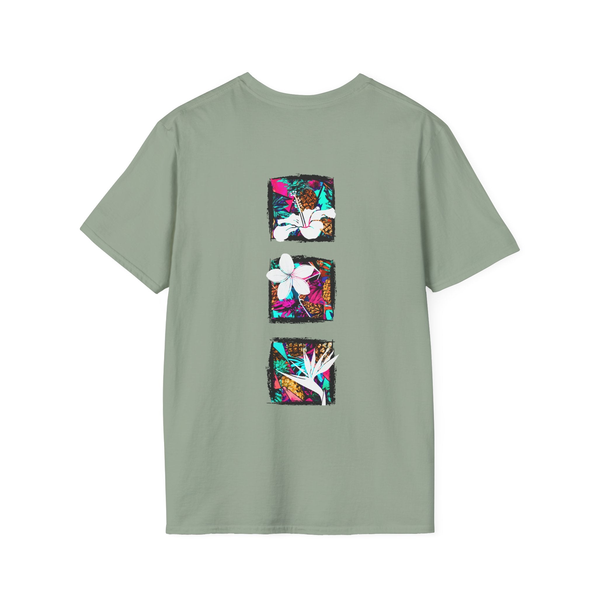 Pineapple Blossom Triad Soft Style Tee T-Shirt The Local Banyan Sage S