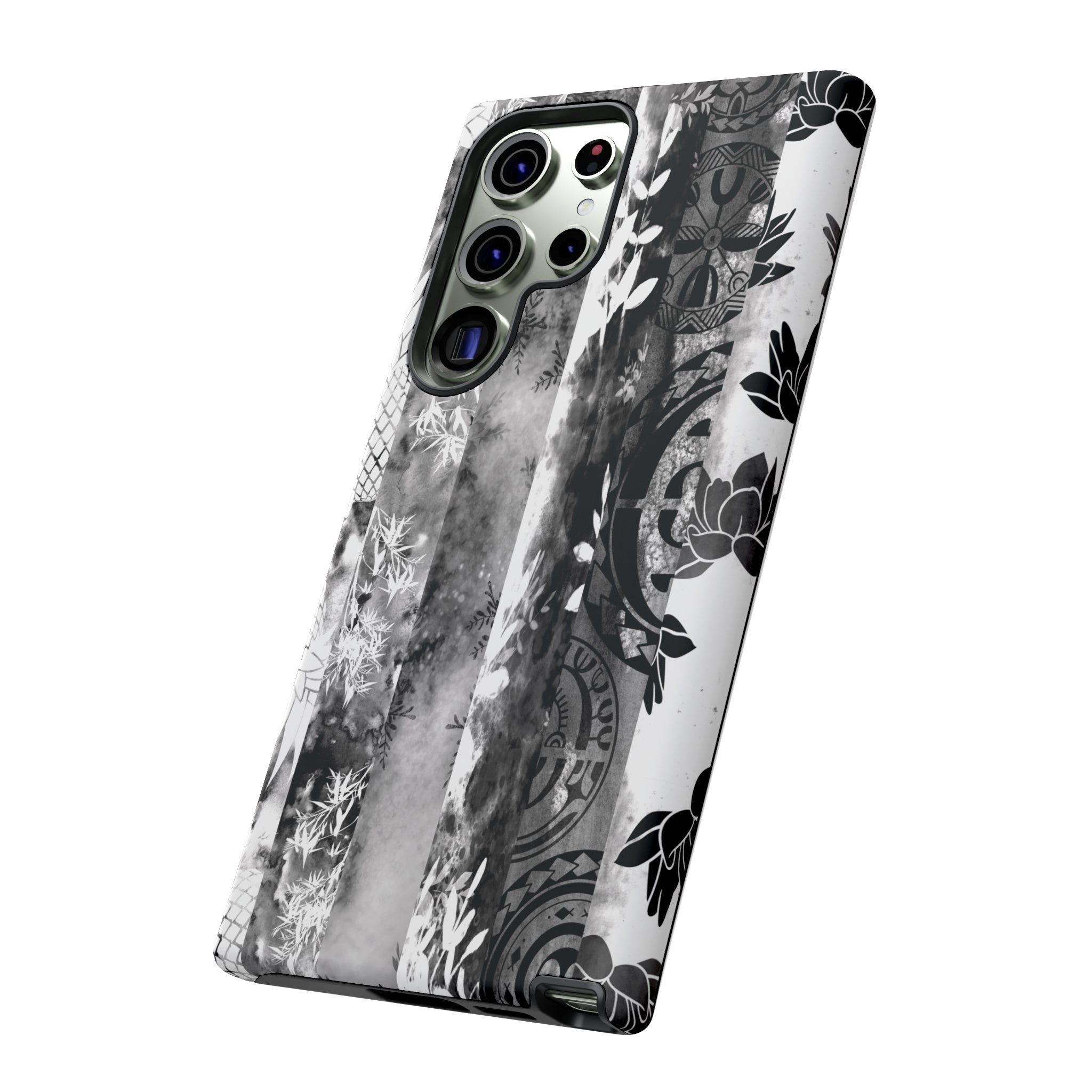 Monochrome Oasis Tough Case for iPhone® Phone Cases The Local Banyan   