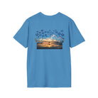 Sunset Surfer Soft Style Tee Soft Style Tee The Local Banyan Heather Sapphire S