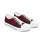 Women's Low Top Sneakers - Dark Red Low Top Sneakers The Local Banyan US 5.5 White sole