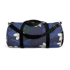 Vintage Blue Hibiscus Barrel Duffel Bag Duffels The Local Banyan Large  