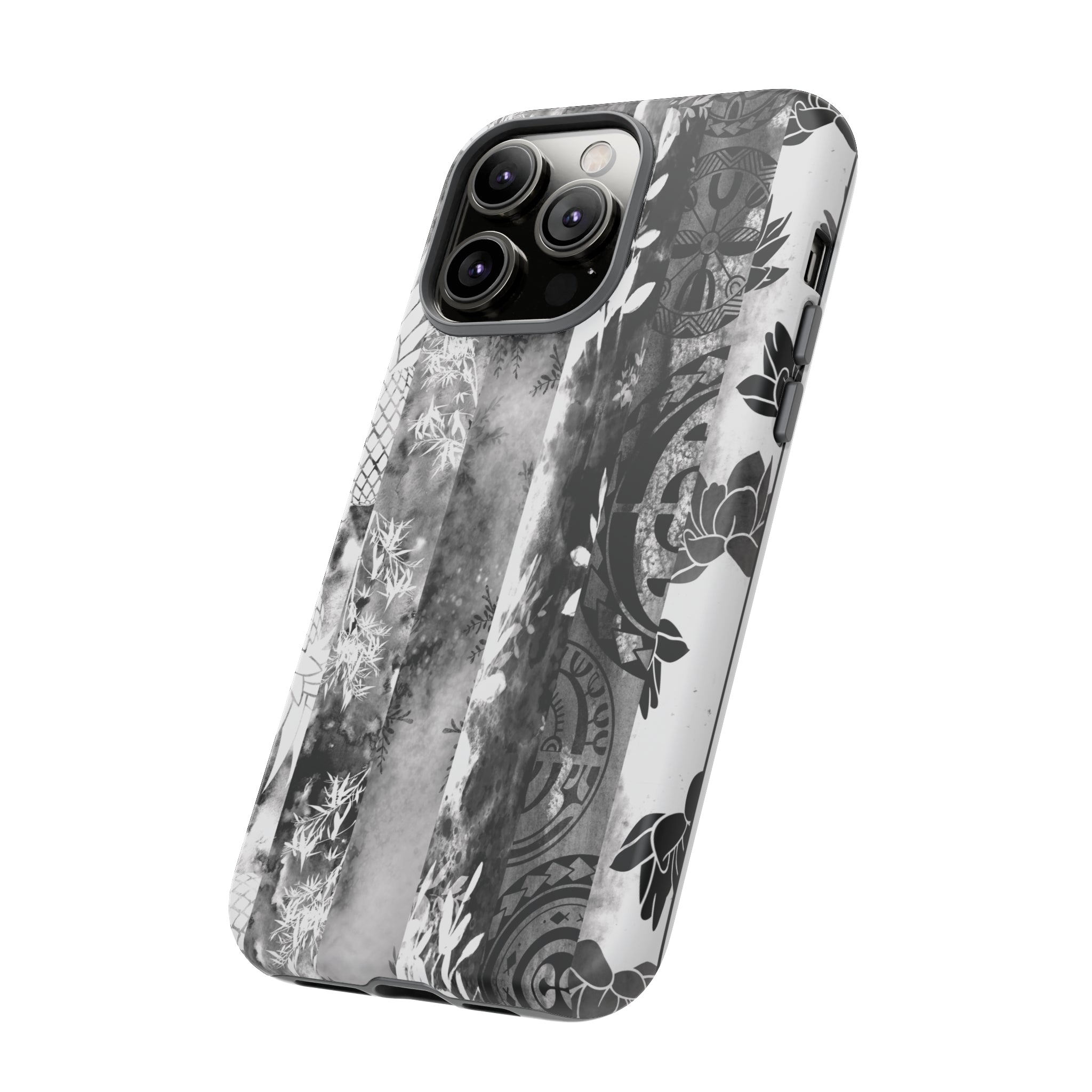 Monochrome Oasis Tough Case for iPhone® Phone Cases The Local Banyan   