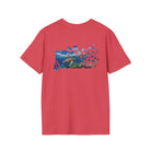 Turtle's Tranquility Paradise Soft Style Tee T-Shirt The Local Banyan Heather Red S