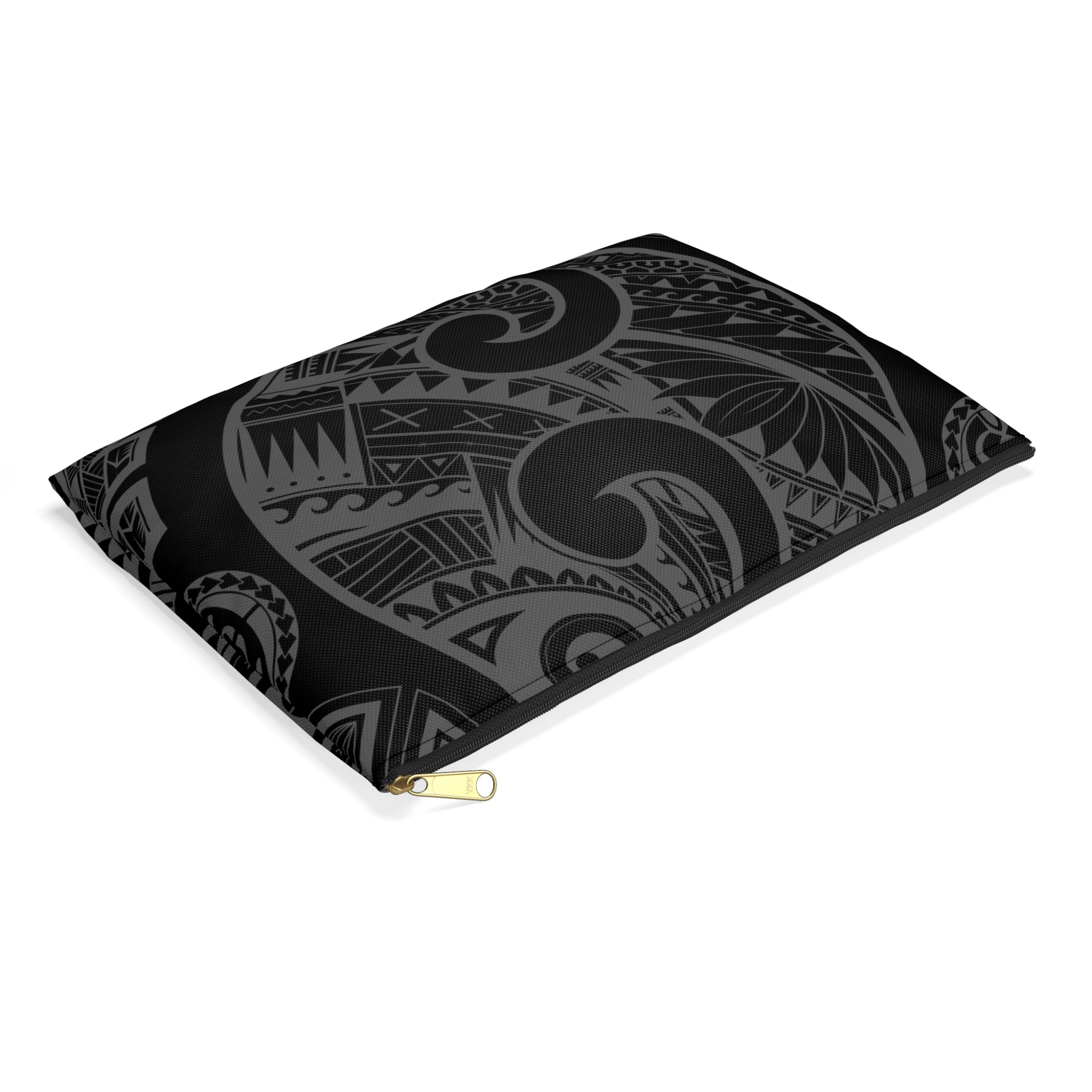 Ash Grey Tribal Travel Pouch Bag Travel Pouch Bag The Local Banyan