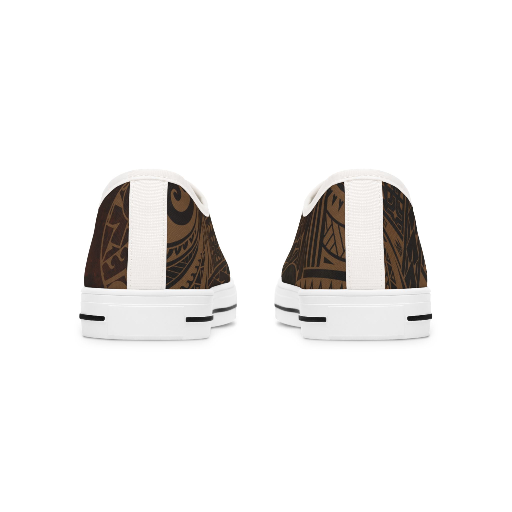 Women's Low Top Canvas Sneakers - Dark Brown Low Top Sneakers The Local Banyan