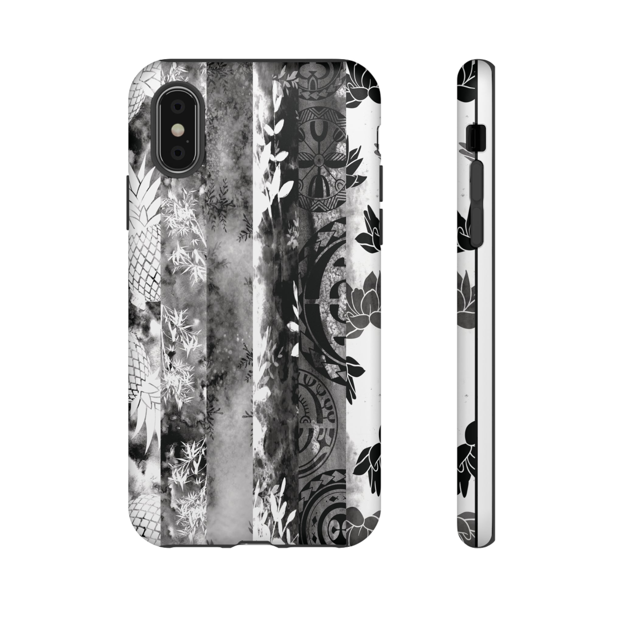 Monochrome Oasis Tough Case for iPhone® Phone Cases The Local Banyan   