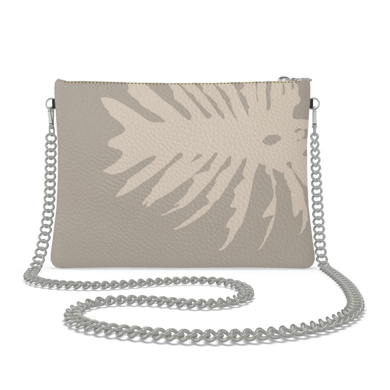 Natural Beige Nappa Leather Crossbody Bag Crossbody Bag With Chain The Local Banyan   