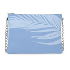 Dusk Blue Nappa Leather Crossbody Bag Crossbody Bag With Chain The Local Banyan   