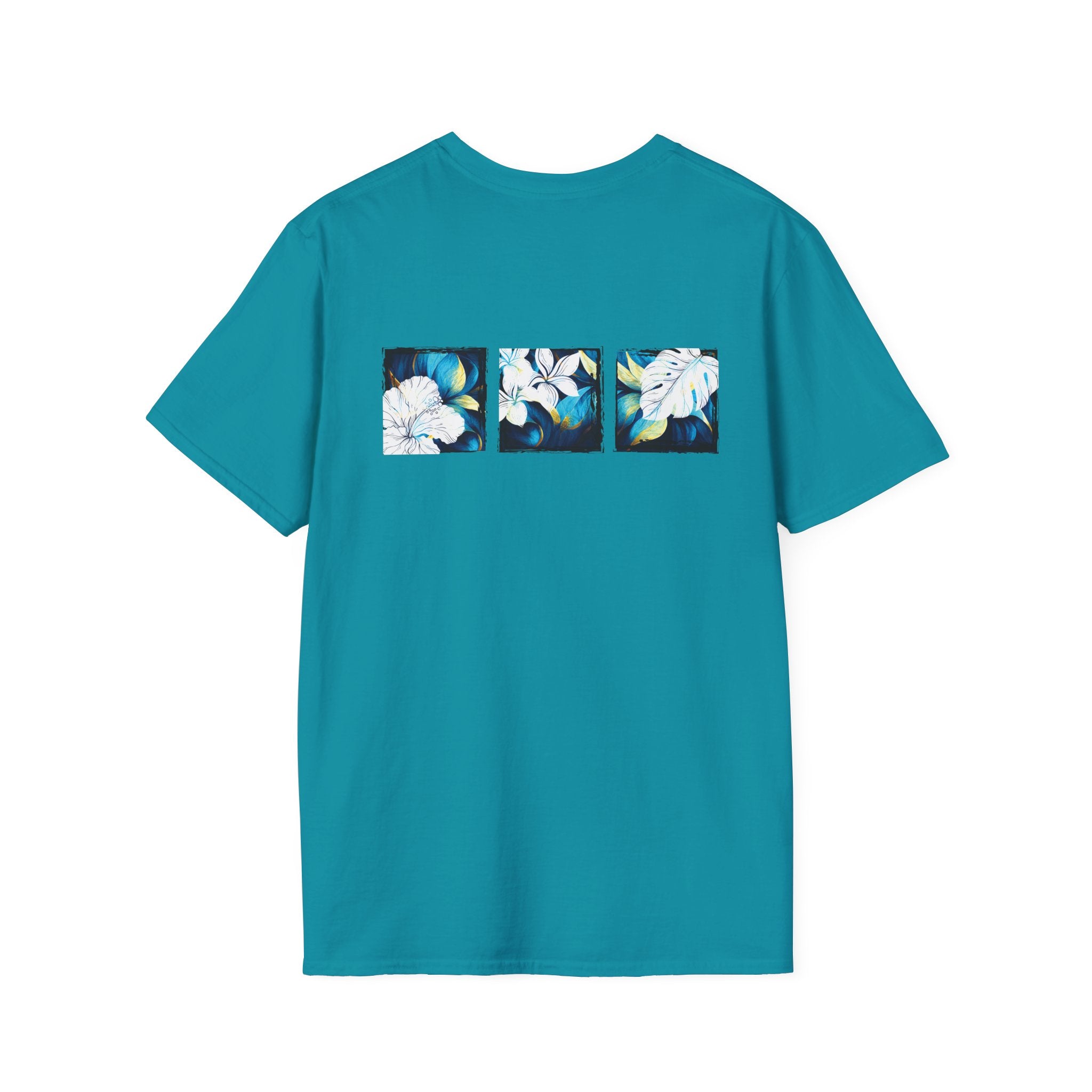 Coastal Bloom Soft Style Tee Soft Style Tee The Local Banyan S Tropical Blue