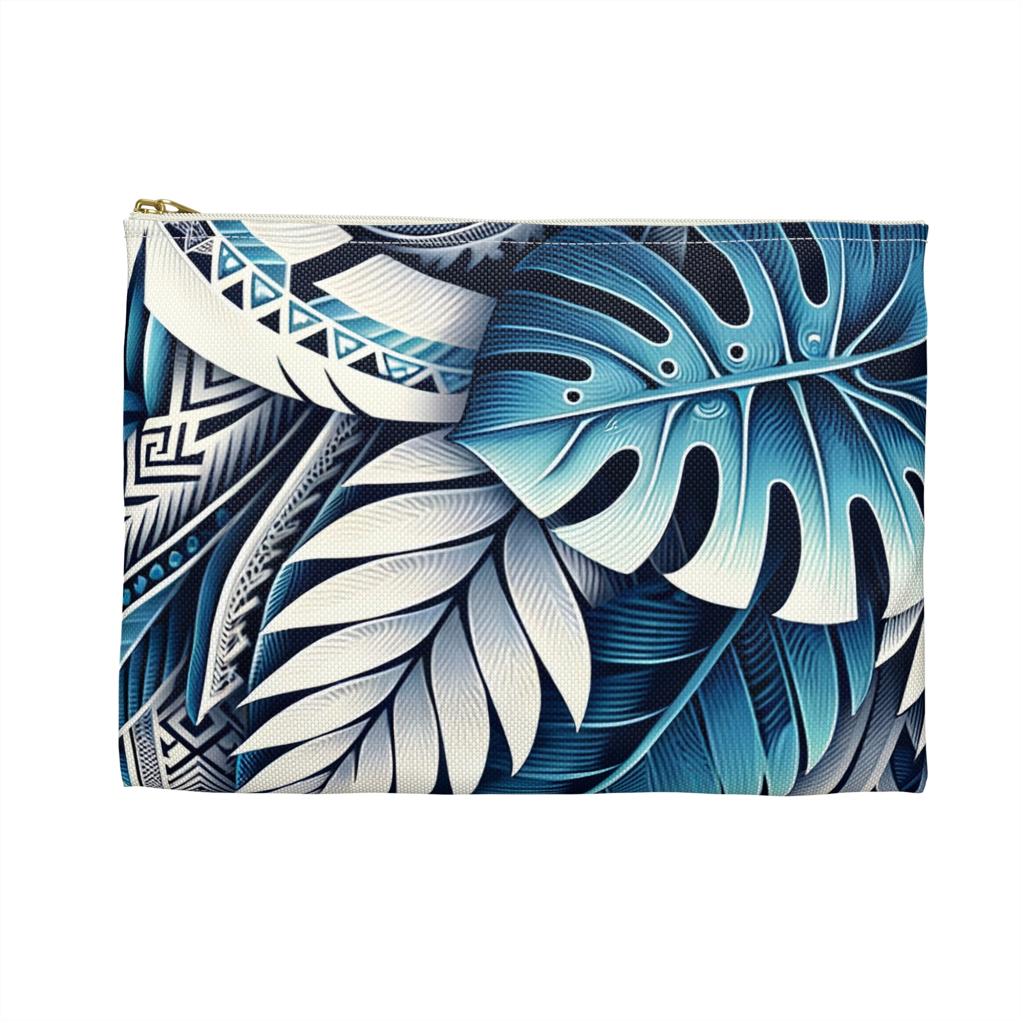 Paradise Tribal Travel Pouch Bag Travel Pouch Bag The Local Banyan Small White zipper