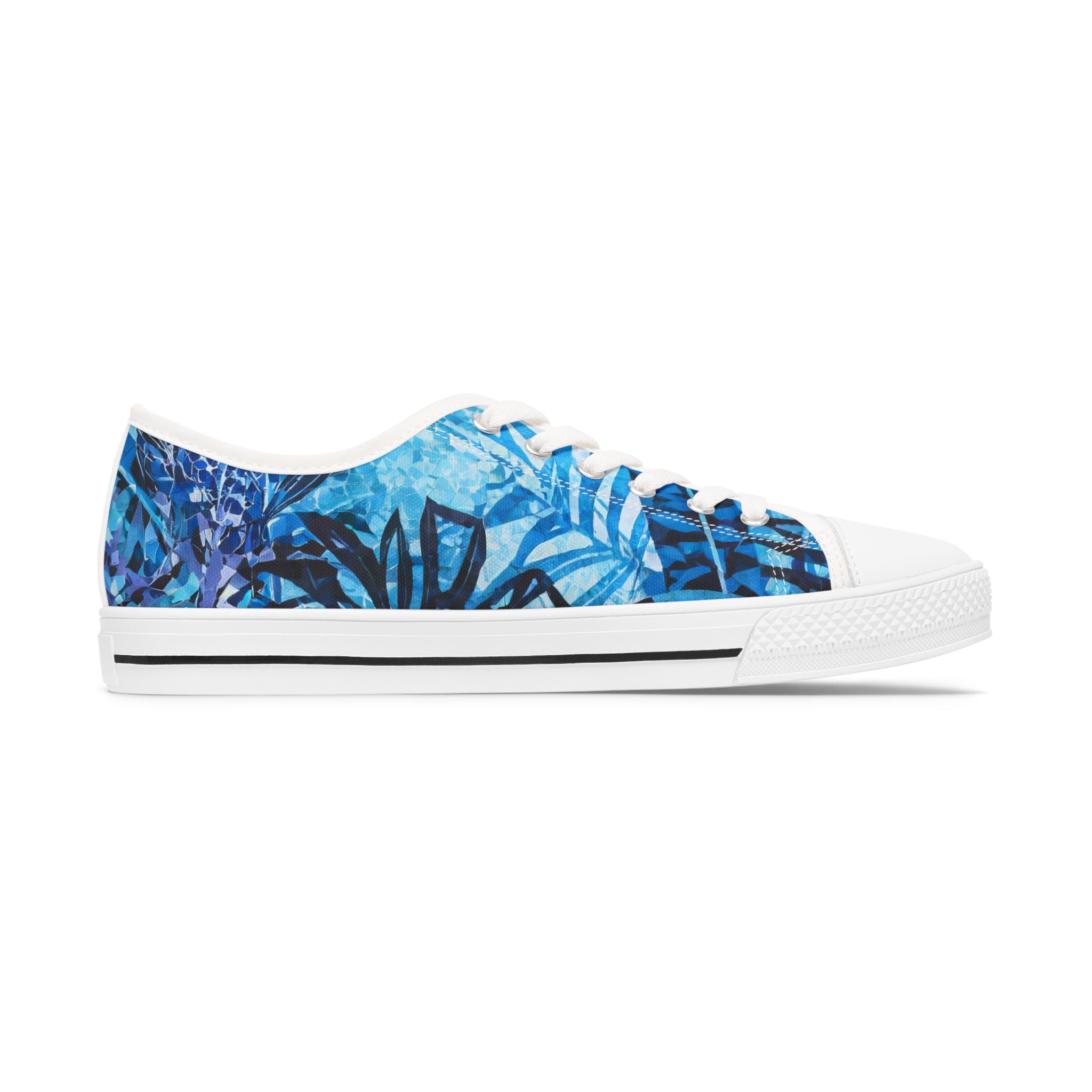 Women's Low Top Canvas Sneakers - Jungle Abstract Low Top Sneakers The Local Banyan