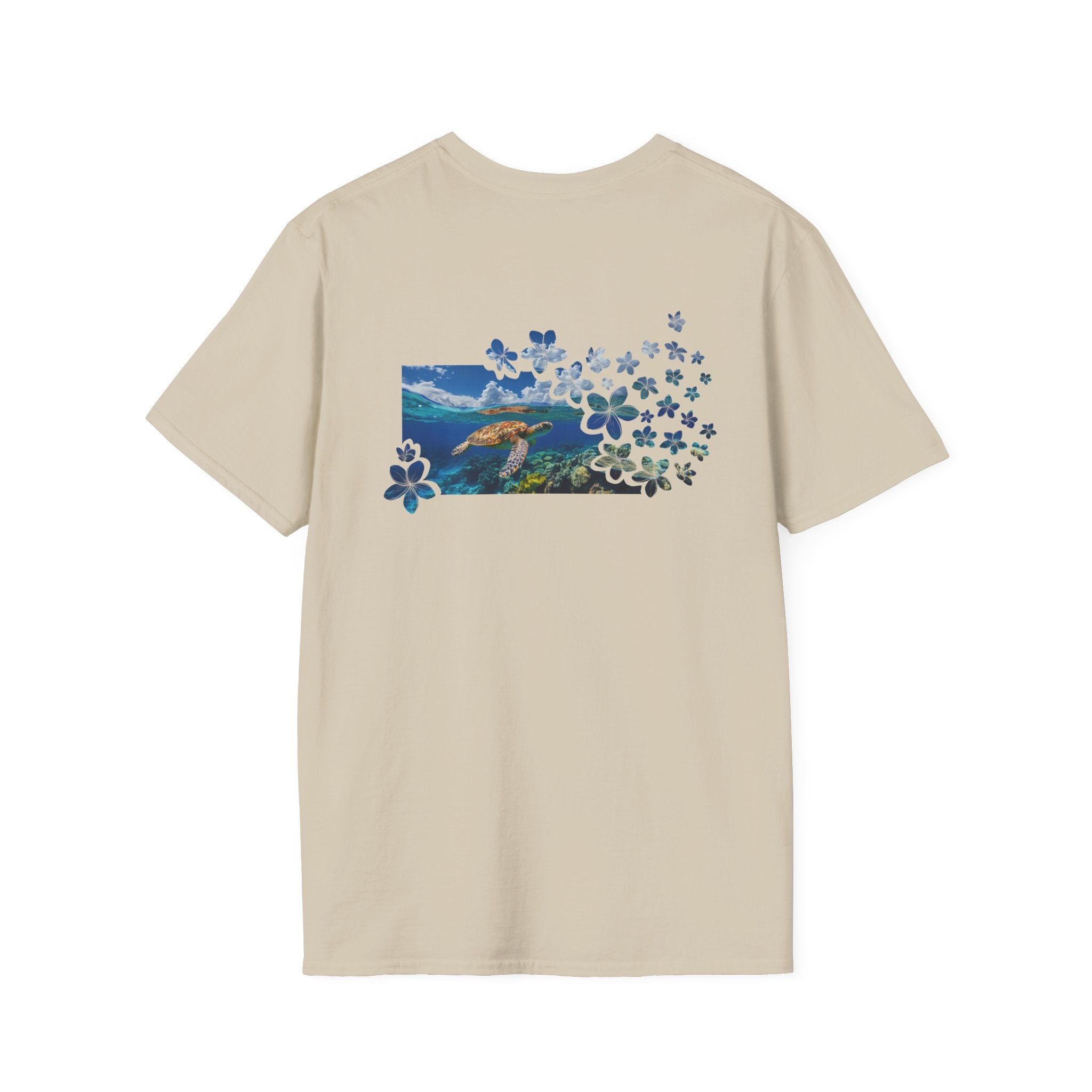 Turtle's Tranquility Paradise Soft Style Tee T-Shirt The Local Banyan