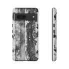 Monochrome Oasis Tough Case for iPhone® Phone Cases The Local Banyan   