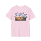 Sunset Surfer Soft Style Tee Soft Style Tee The Local Banyan Light Pink S