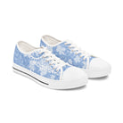 Women's Low Top Sneakers - Dusty Blue Low Top Sneakers The Local Banyan US 5.5 White sole