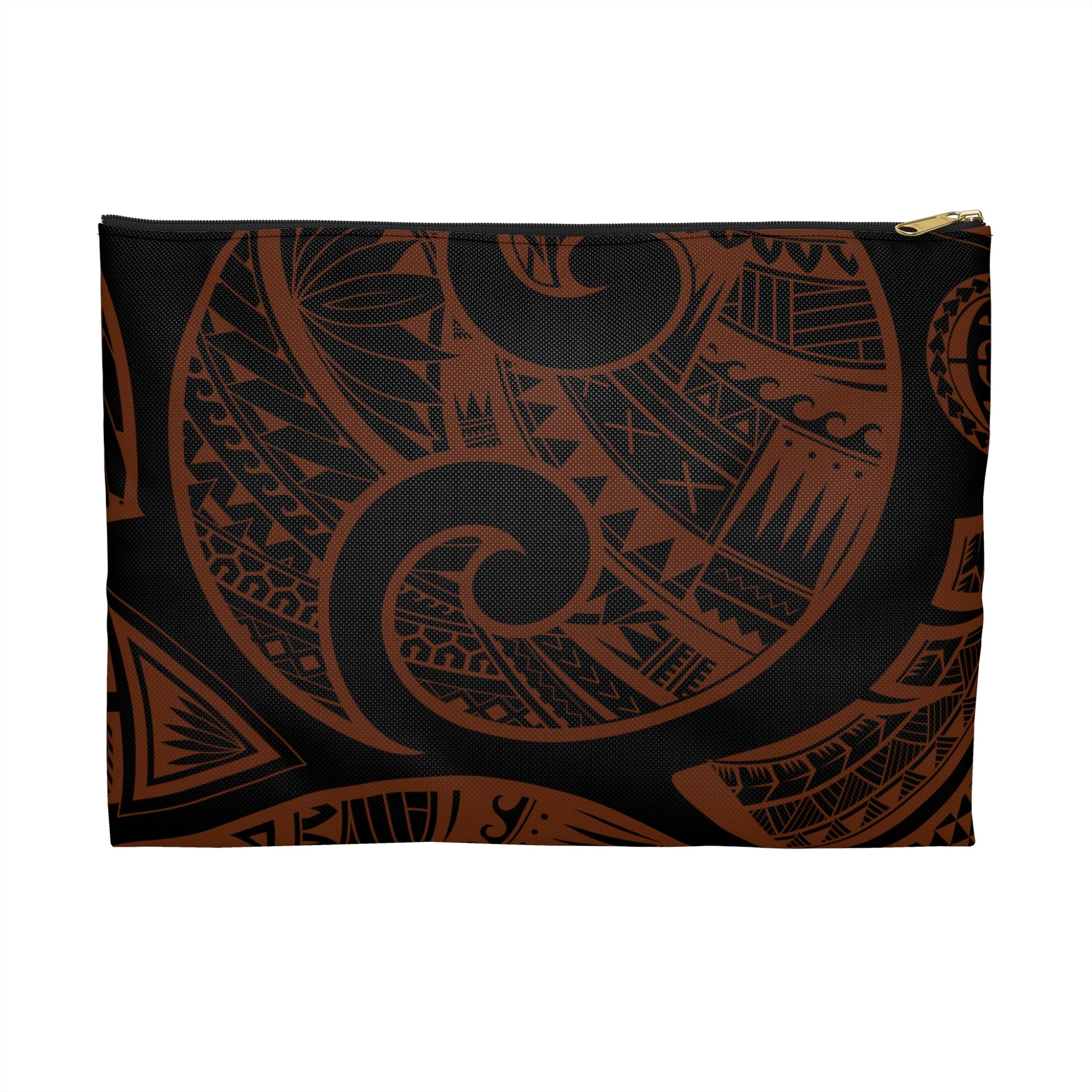 Cinnamon Brown Travel Pouch Bag Travel Pouch Bag The Local Banyan Large Black zipper