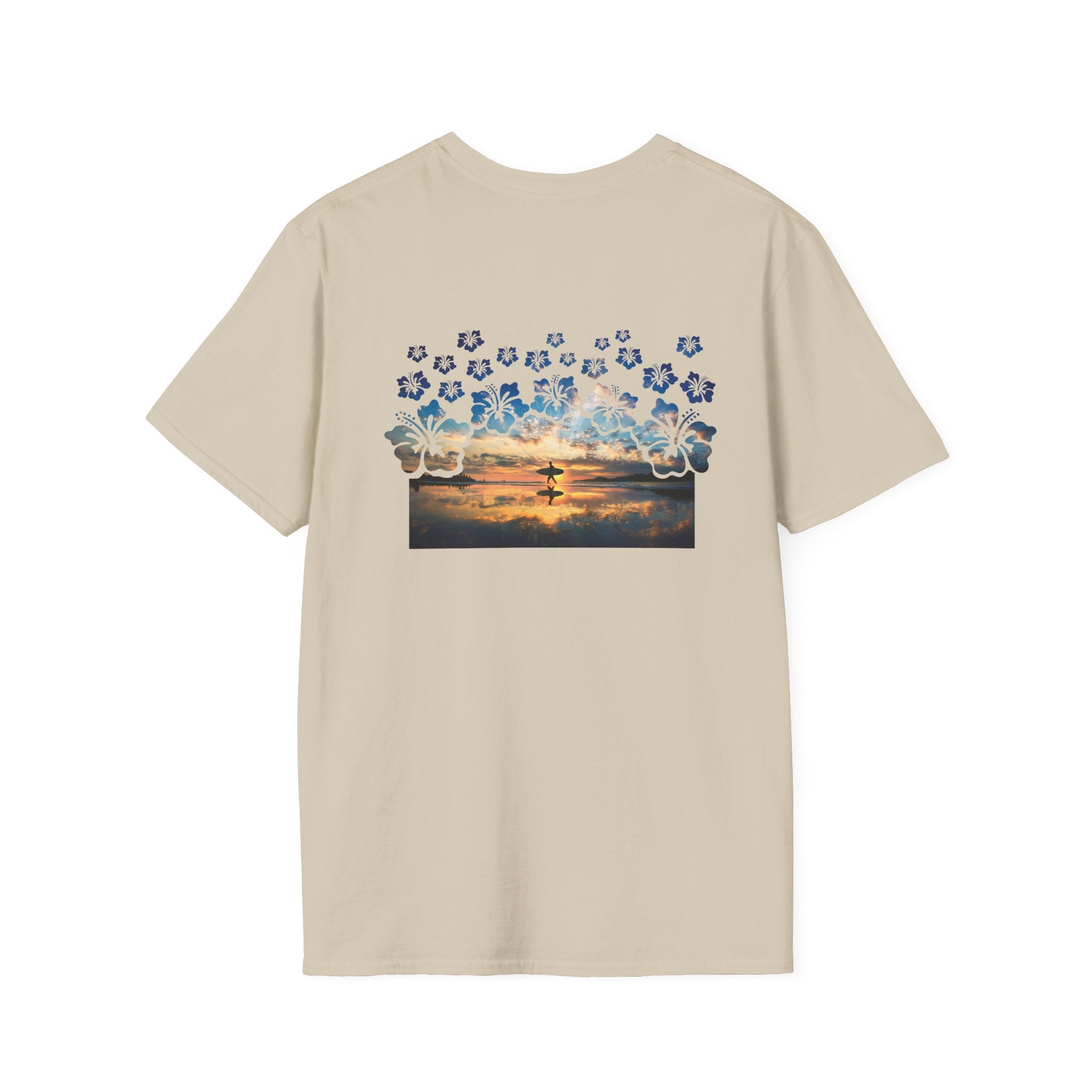 Sunset Surfer Soft Style Tee Soft Style Tee The Local Banyan Sand S