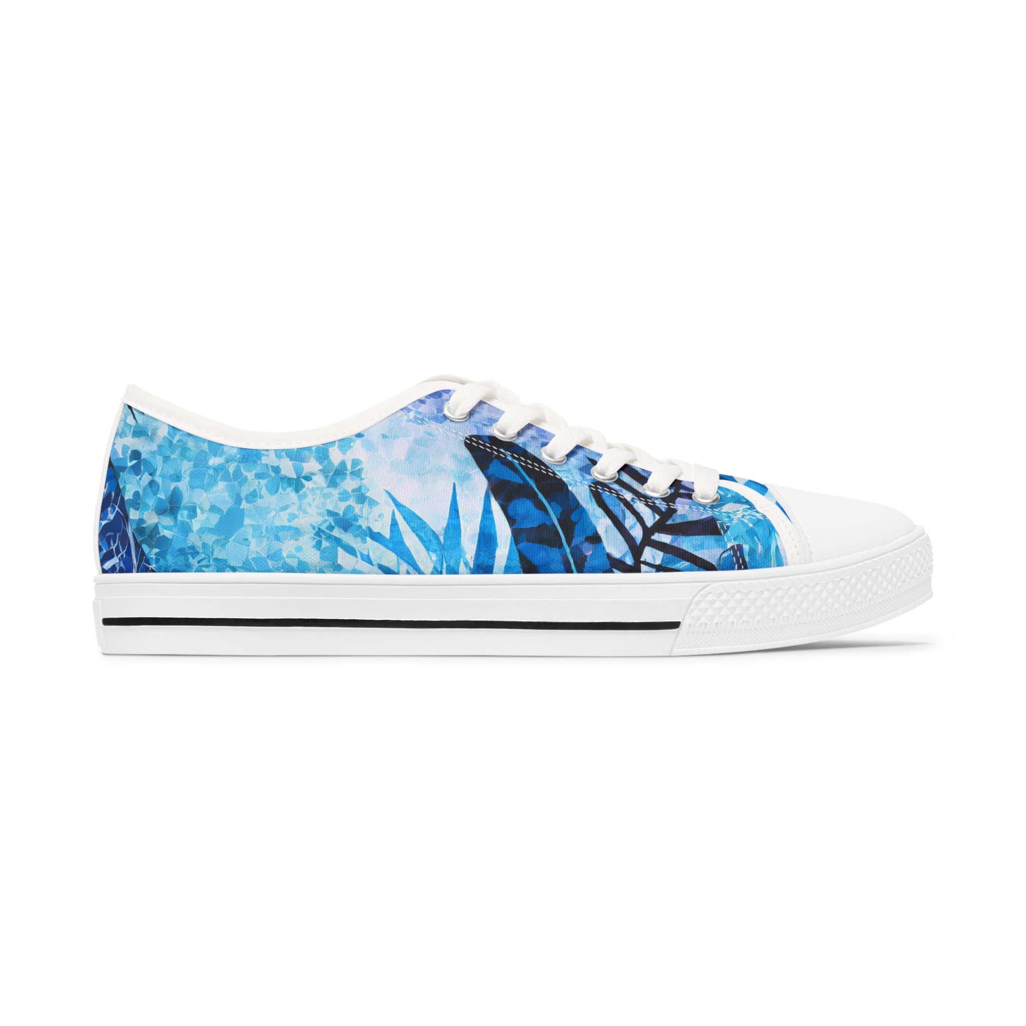 Women's Low Top Canvas Sneakers - Jungle Abstract Low Top Sneakers The Local Banyan