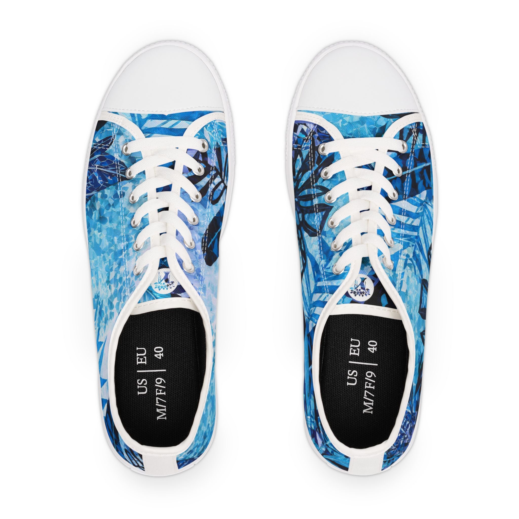 Women's Low Top Canvas Sneakers - Jungle Abstract Low Top Sneakers The Local Banyan