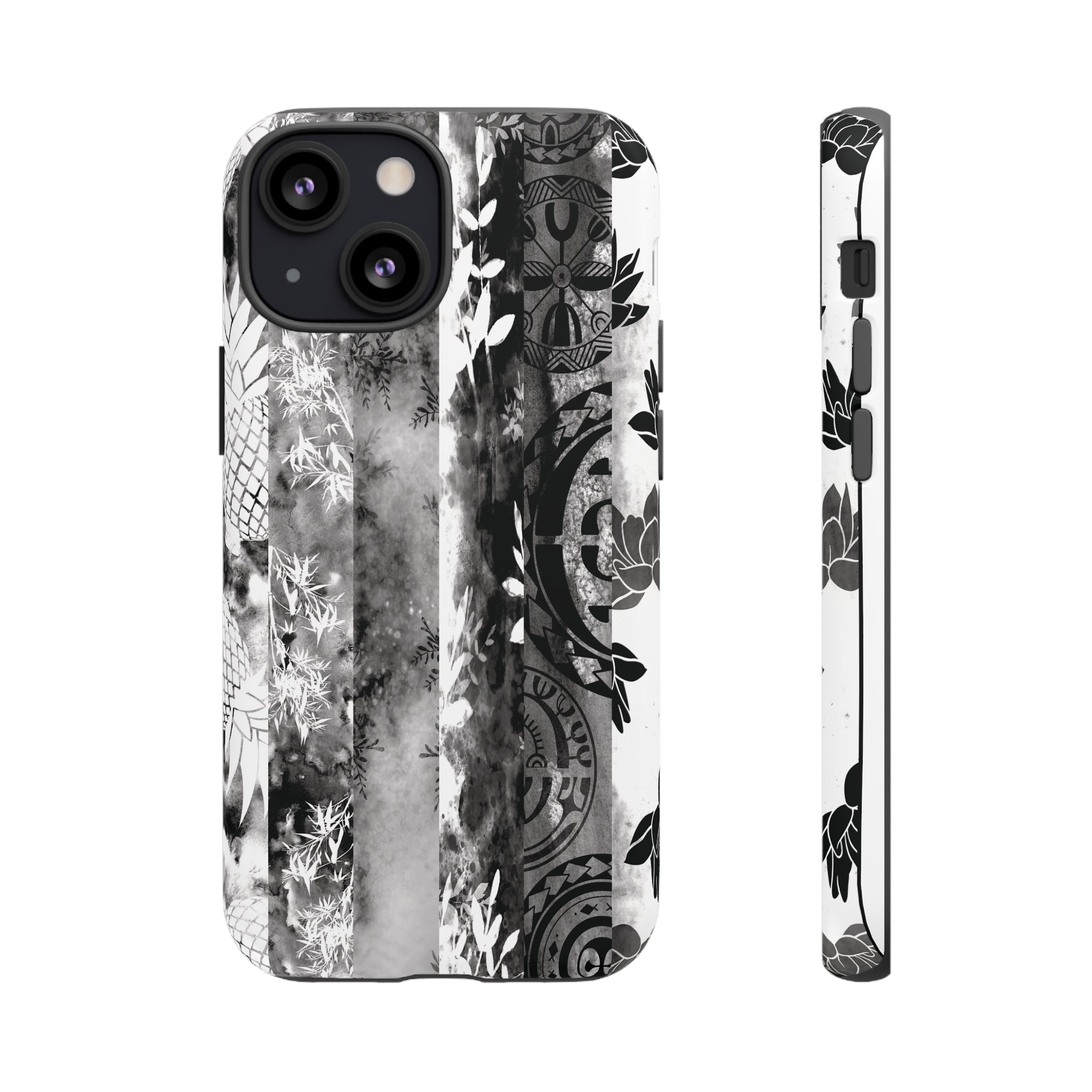 Monochrome Oasis Tough Case for iPhone® Phone Cases The Local Banyan iPhone 13 Mini Matte 