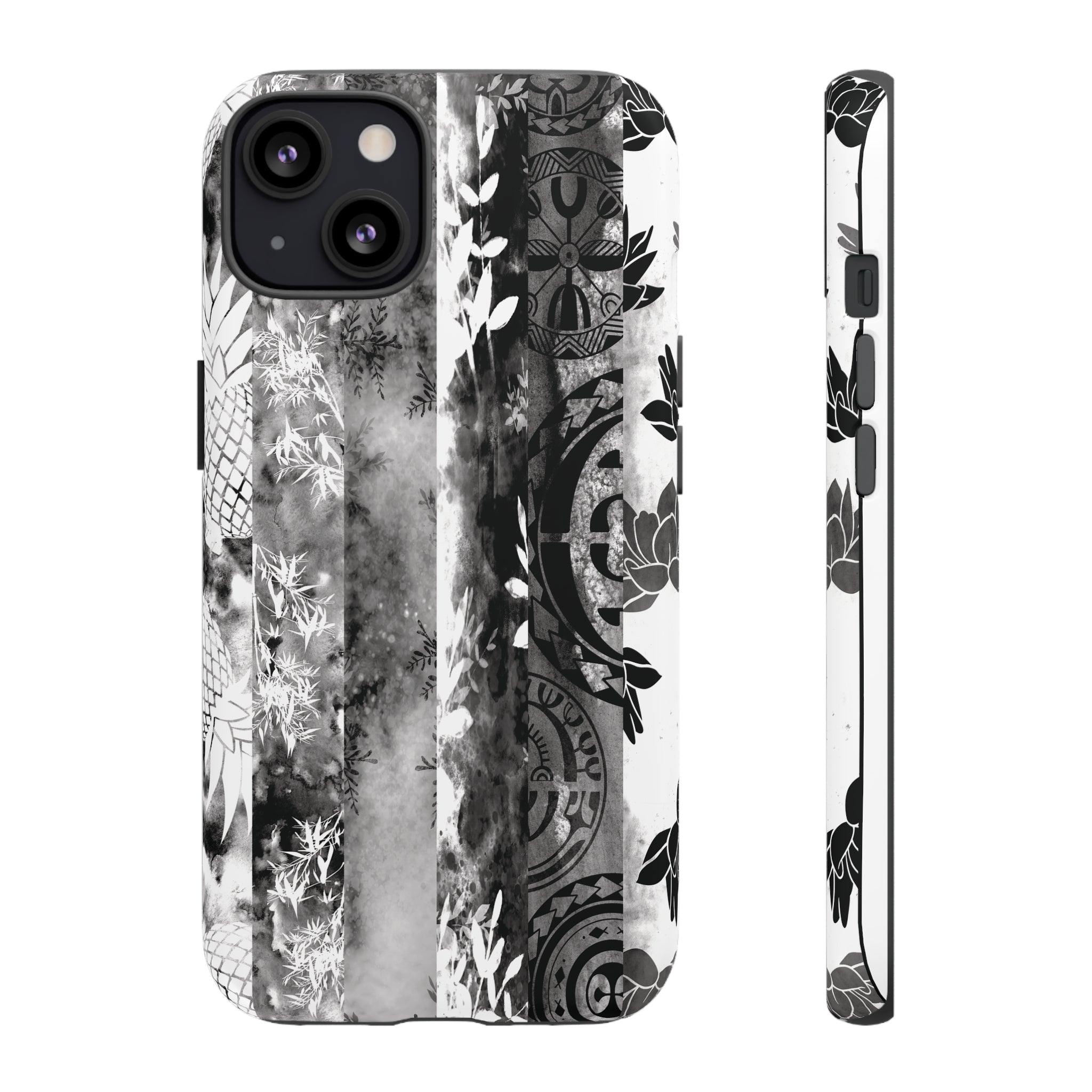 Monochrome Oasis Tough Case for iPhone® Phone Cases The Local Banyan iPhone 13 Matte 