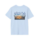 Sunset Surfer Soft Style Tee Soft Style Tee The Local Banyan Light Blue S