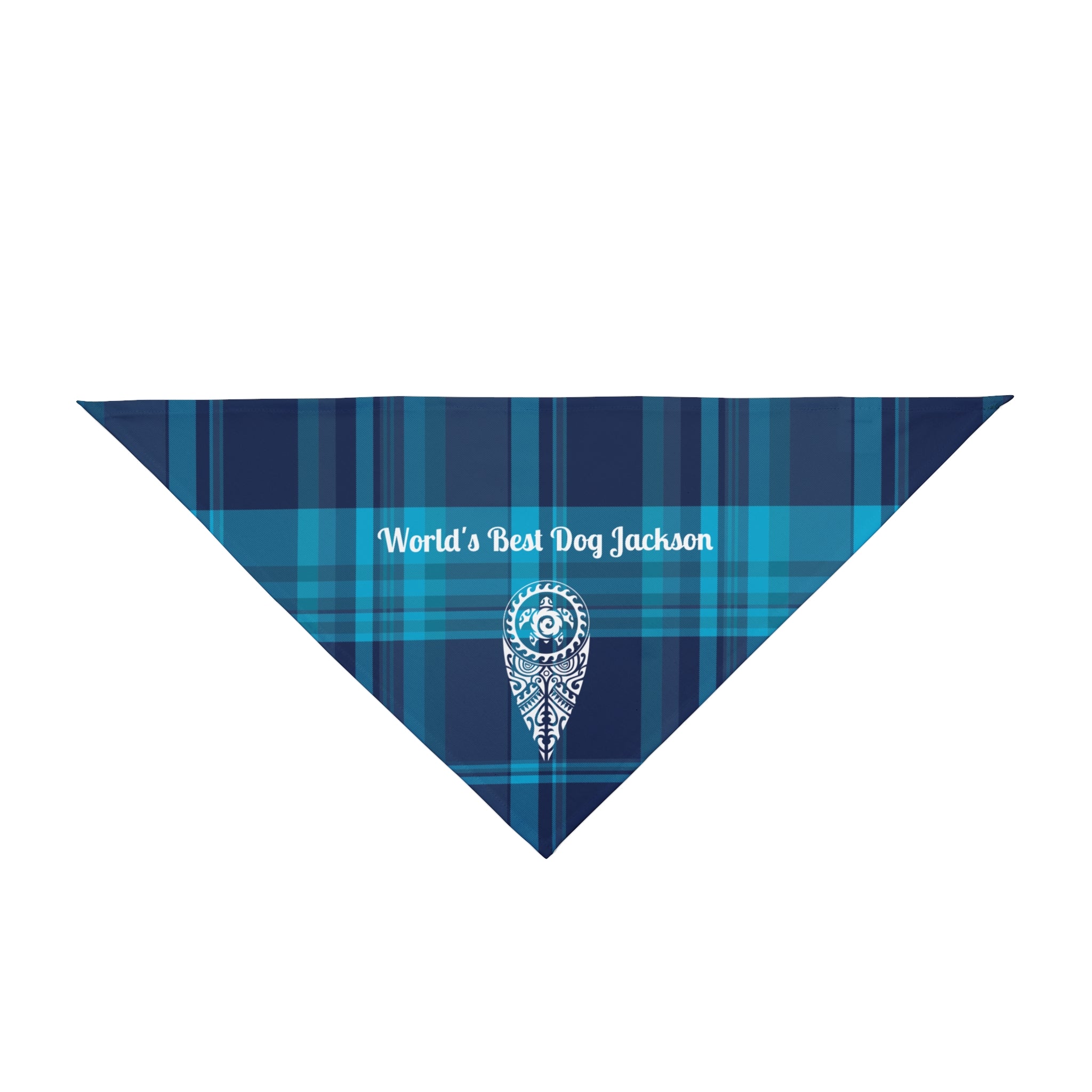 Personalized Plaid Tribal Pet Bandana Pet Bandana The Local Banyan