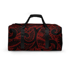 Island Tribal Red 50L Square Duffel Bag Duffels The Local Banyan   