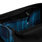 Plaid Tribal Feather 50L Square Duffel Bag Duffels The Local Banyan   