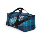 Plaid Tribal Feather 50L Square Duffel Bag Duffels The Local Banyan   