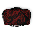 Island Tribal Red 50L Square Duffel Bag Duffels The Local Banyan   