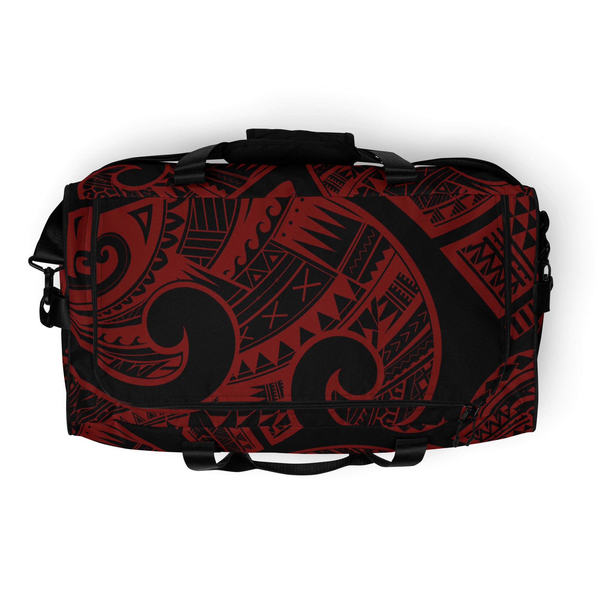 Island Tribal Red 50L Square Duffel Bag Duffels The Local Banyan   