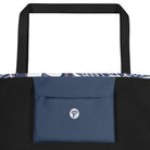 Tribal Plaid Plumeria Large Tote Bag Totes The Local Banyan   