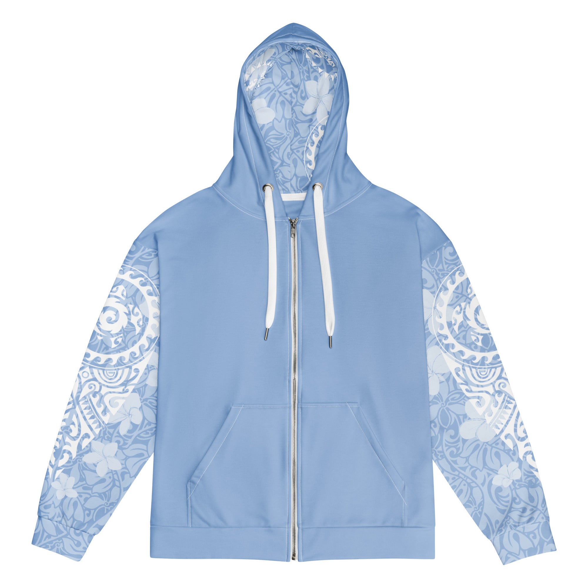 Tropical Blue Zip Up Hoodie Apparel The Local Banyan S  