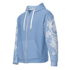 Tropical Blue Zip Up Hoodie Apparel The Local Banyan   