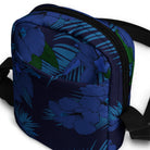 Deep Blue Hibiscus Crossbody Bag Crossbody Bags The Local Banyan   