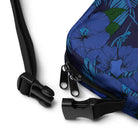 Deep Blue Hibiscus Crossbody Bag Crossbody Bags The Local Banyan   