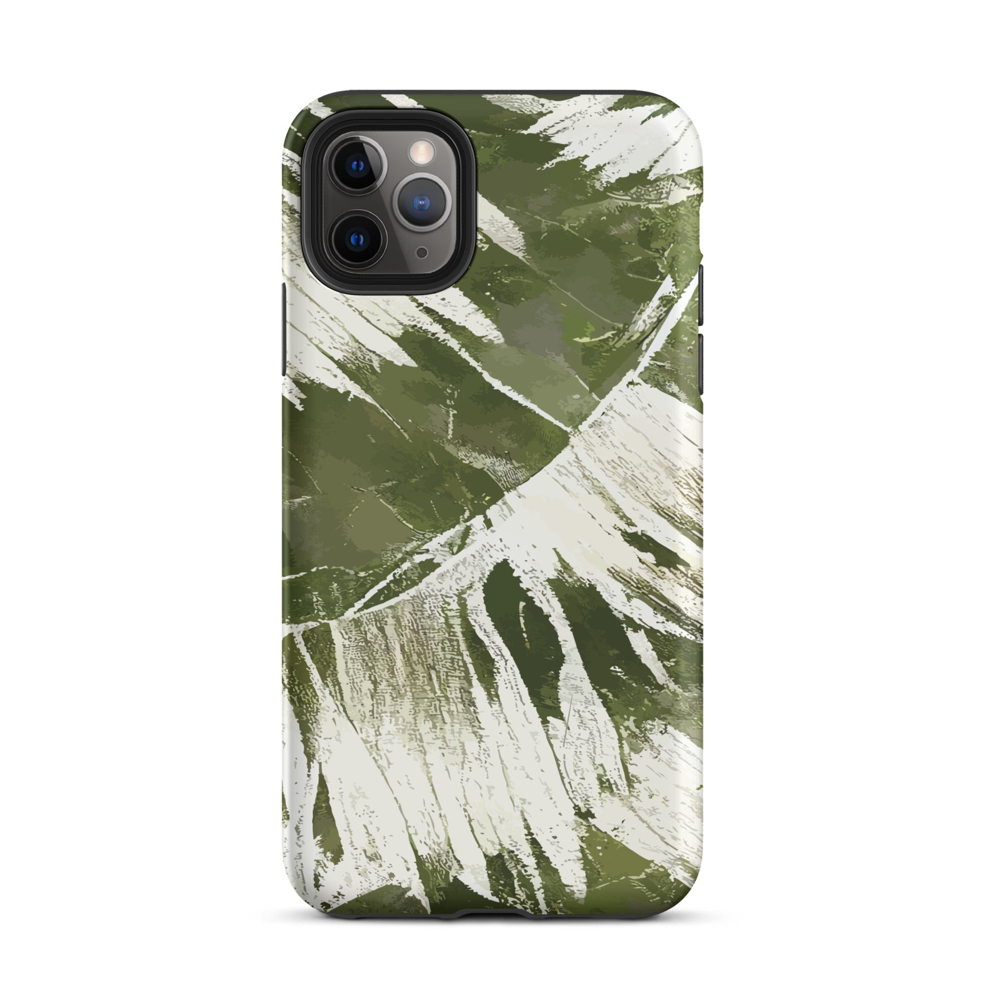 Island Breeze Tropical Green Tough Case for iPhone® iPhone Cases The Local Banyan iPhone 11 Pro Max