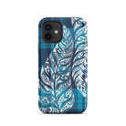 Plaid Tribal Feather Tough Case for iPhone® Phone Cases The Local Banyan   