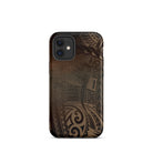 Aloha ‘Āina Rich Brown Tough Case for iPhone® iPhone Cases The Local Banyan iPhone 12 mini