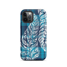 Plaid Tribal Feather Tough Case for iPhone® Phone Cases The Local Banyan   