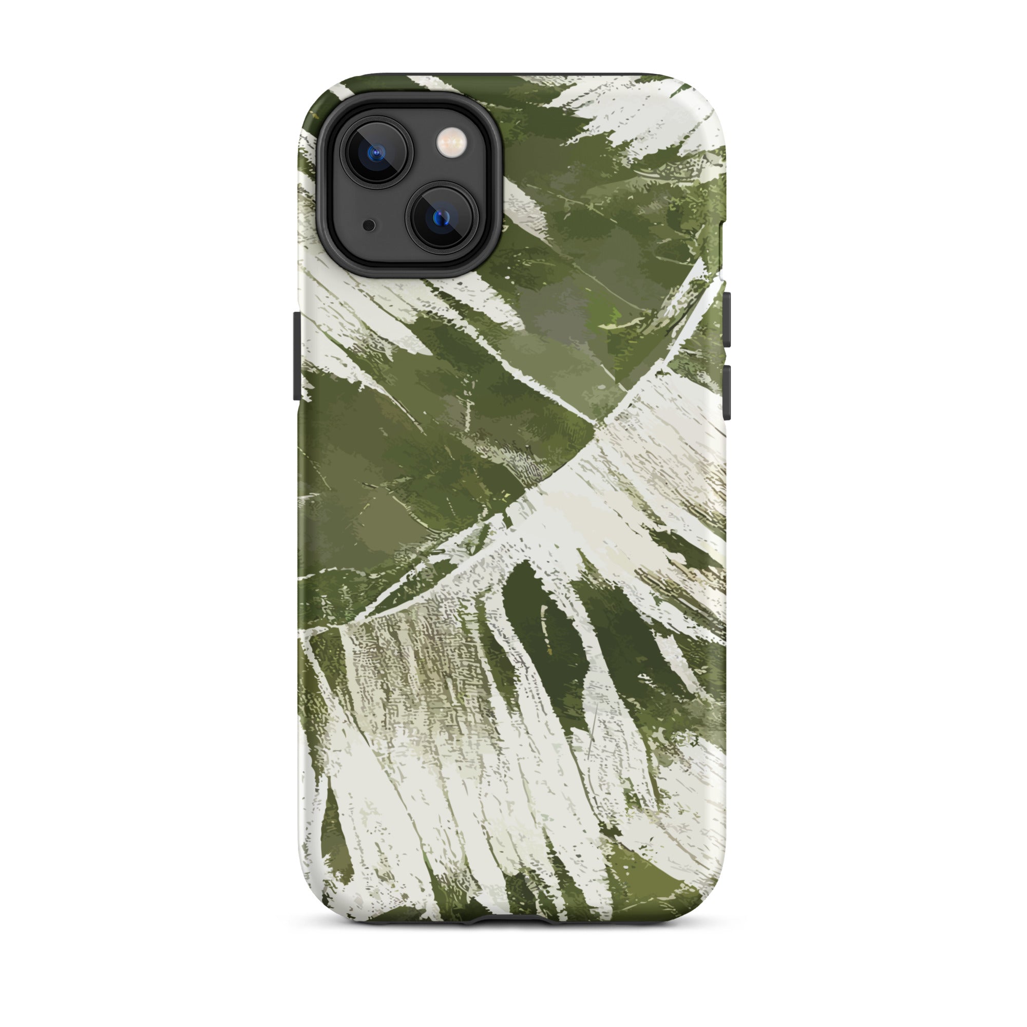 Island Breeze Tropical Green Tough Case for iPhone® iPhone Cases The Local Banyan iPhone 14 Plus