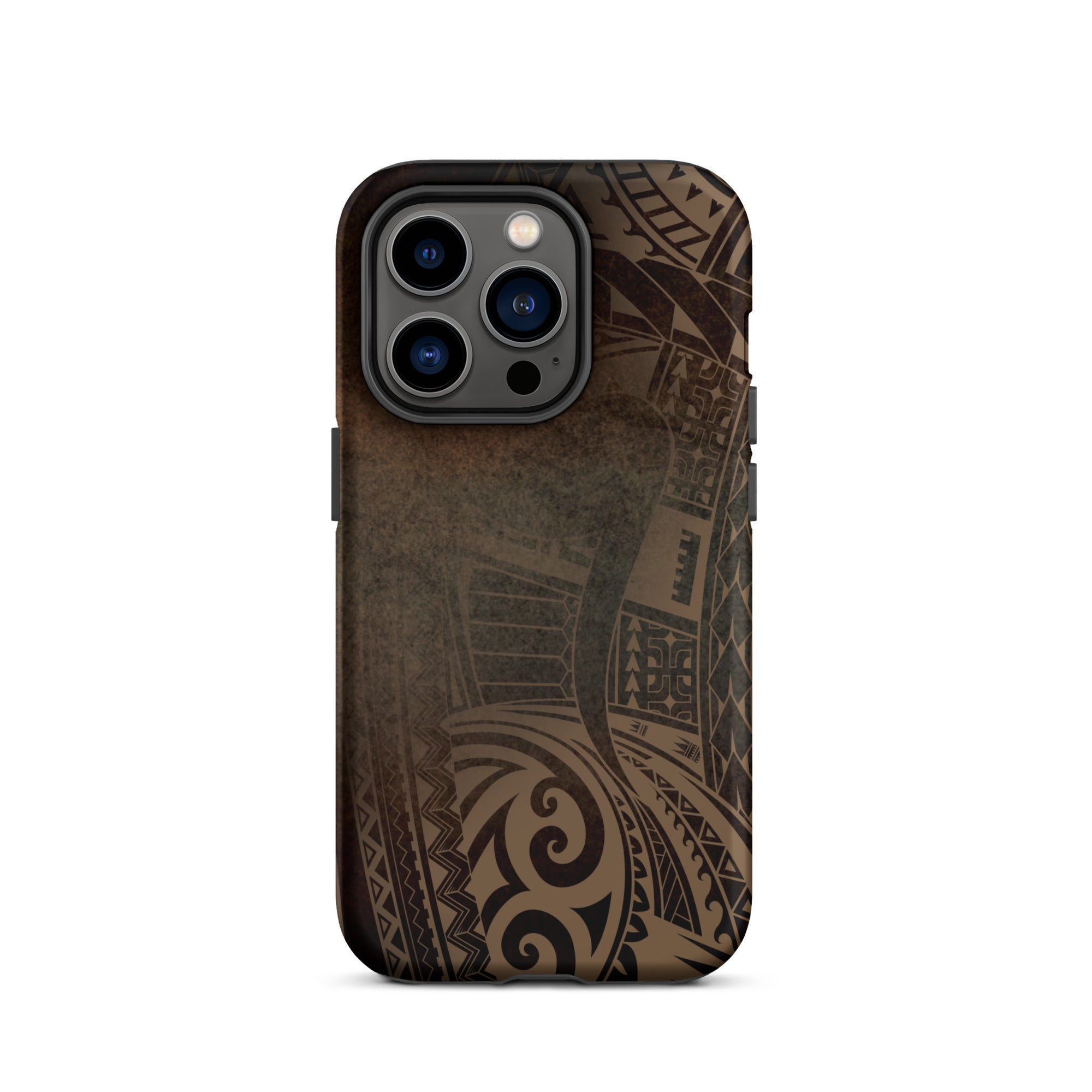 Aloha ‘Āina Rich Brown Tough Case for iPhone® iPhone Cases The Local Banyan iPhone 14 Pro