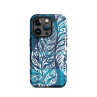 Plaid Tribal Feather Tough Case for iPhone® Phone Cases The Local Banyan   