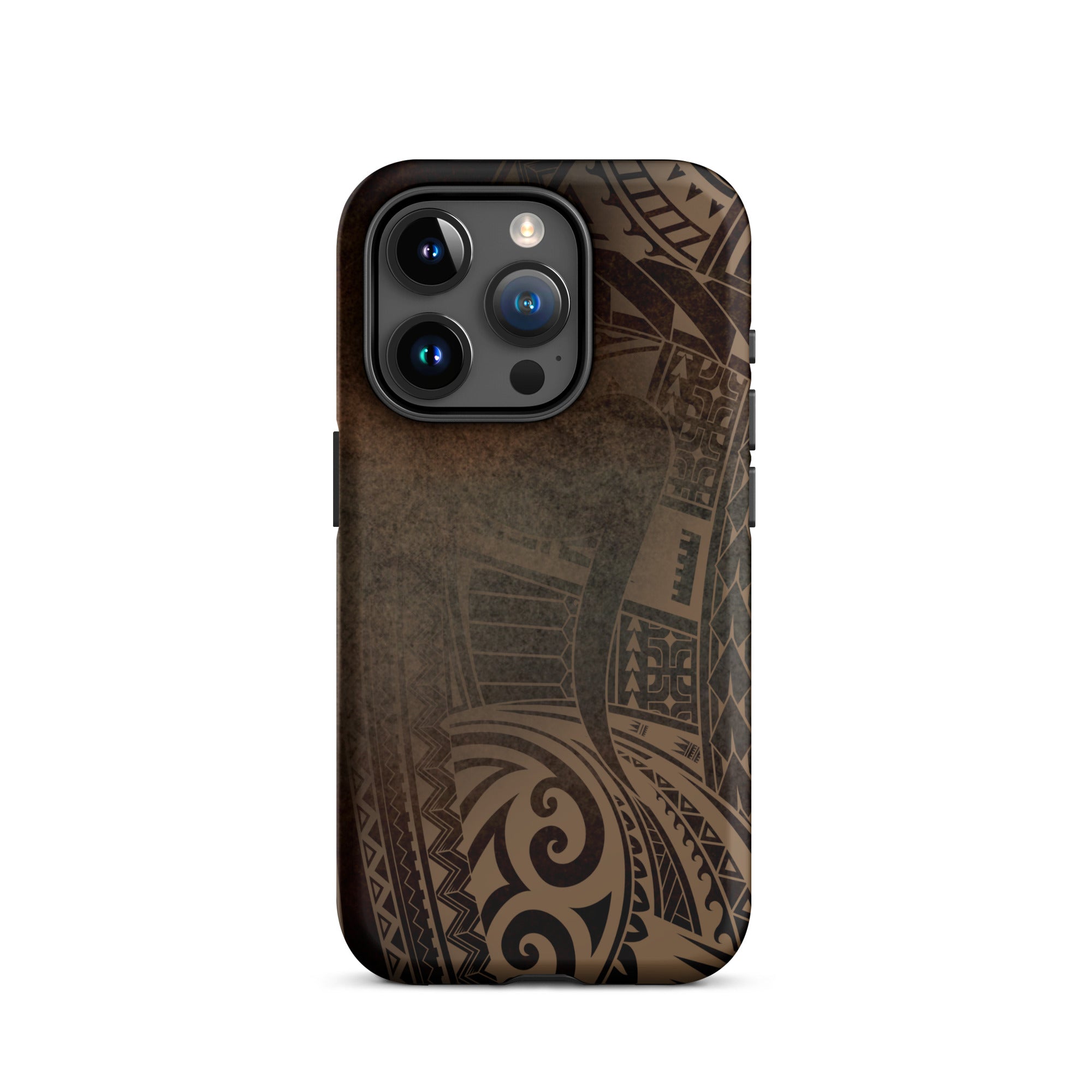 Aloha ‘Āina Rich Brown Tough Case for iPhone® iPhone Cases The Local Banyan iPhone 15 Pro