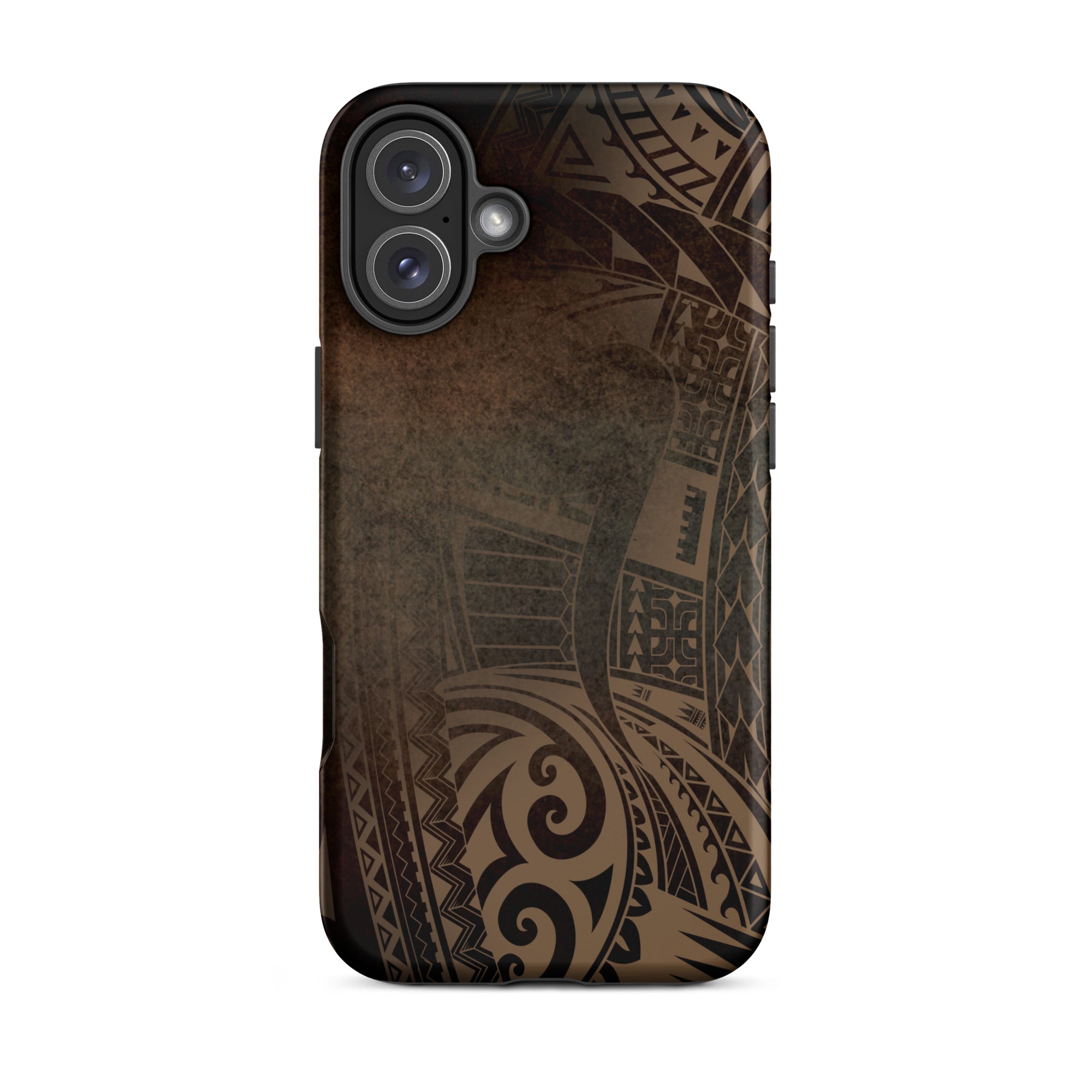 Aloha ‘Āina Rich Brown Tough Case for iPhone® iPhone Cases The Local Banyan iPhone 16 Plus