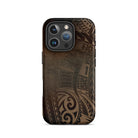 Aloha ‘Āina Rich Brown Tough Case for iPhone® iPhone Cases The Local Banyan iPhone 16 Pro